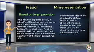 What is Difference Between Fraud amp Misrepresentation [upl. by Sigfrid]