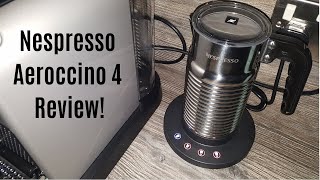 Nespresso Aeroccino 4 Milk Frother Review  Worth upgrading from the Aeroccino 3 [upl. by Scibert135]