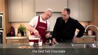 How to make a hot chocolate using an aerolatte milk frother [upl. by Westerfield]