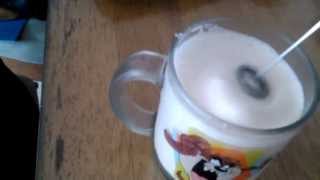 Aerolatte Review Frothing Cold Milk In Under 1 Minute [upl. by Willman]